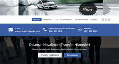 Desktop Screenshot of dalamanhavalimanitransfer.com